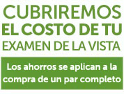 oferta pearle vision - Cubre el Costo del Examen